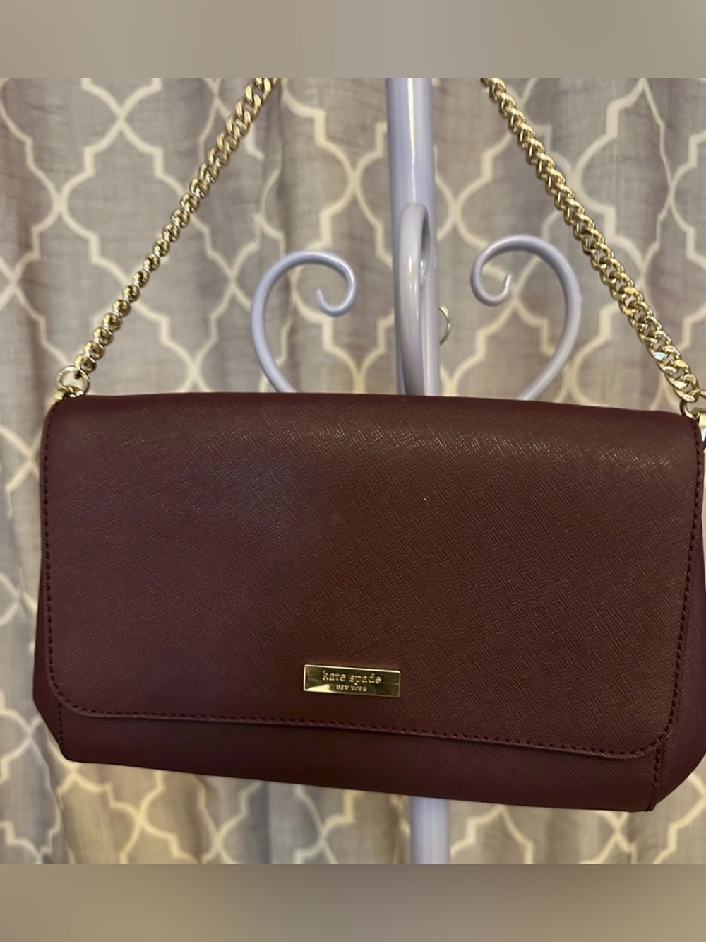 Kate Spade Plum Saffiano Leather Bag
